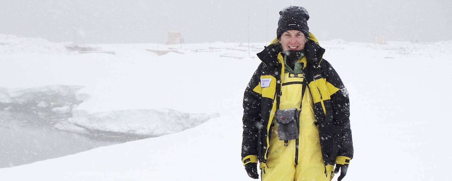 Sharon Robinson in Antarctica